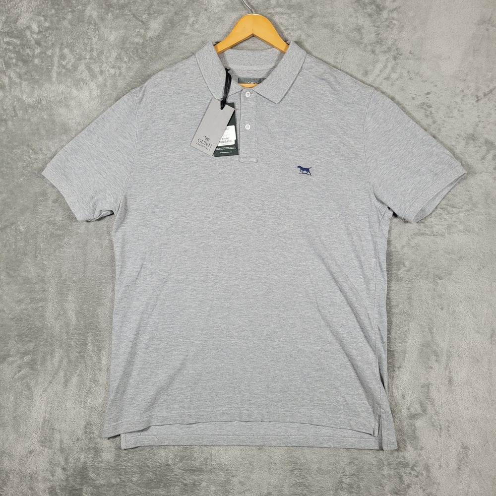 Rodd & Gunn Polo Shirt Mens 2XL Gray Sports Fit Cotton Short Sleeve NWT